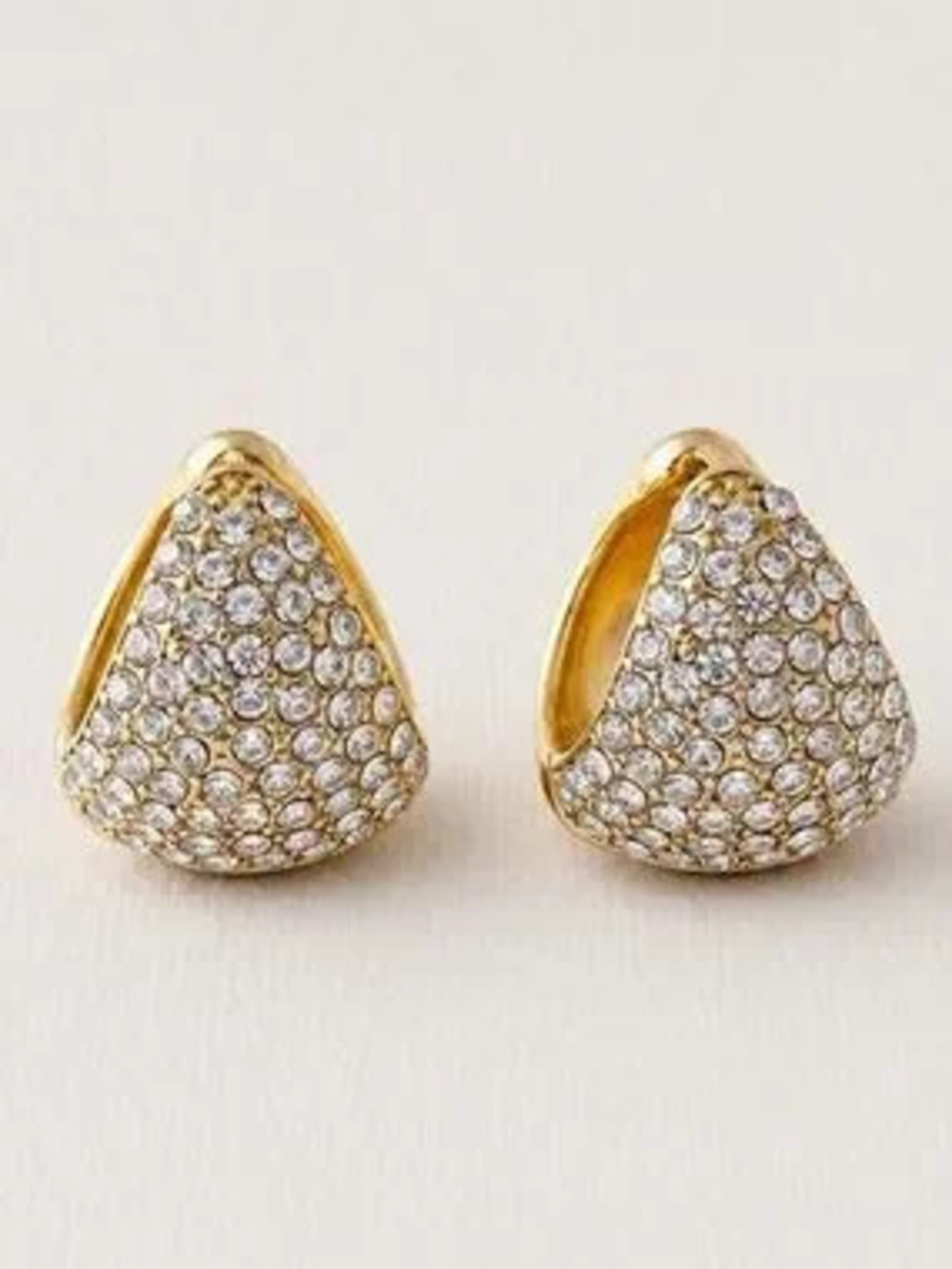 Crystal Pear Earrings (5599)